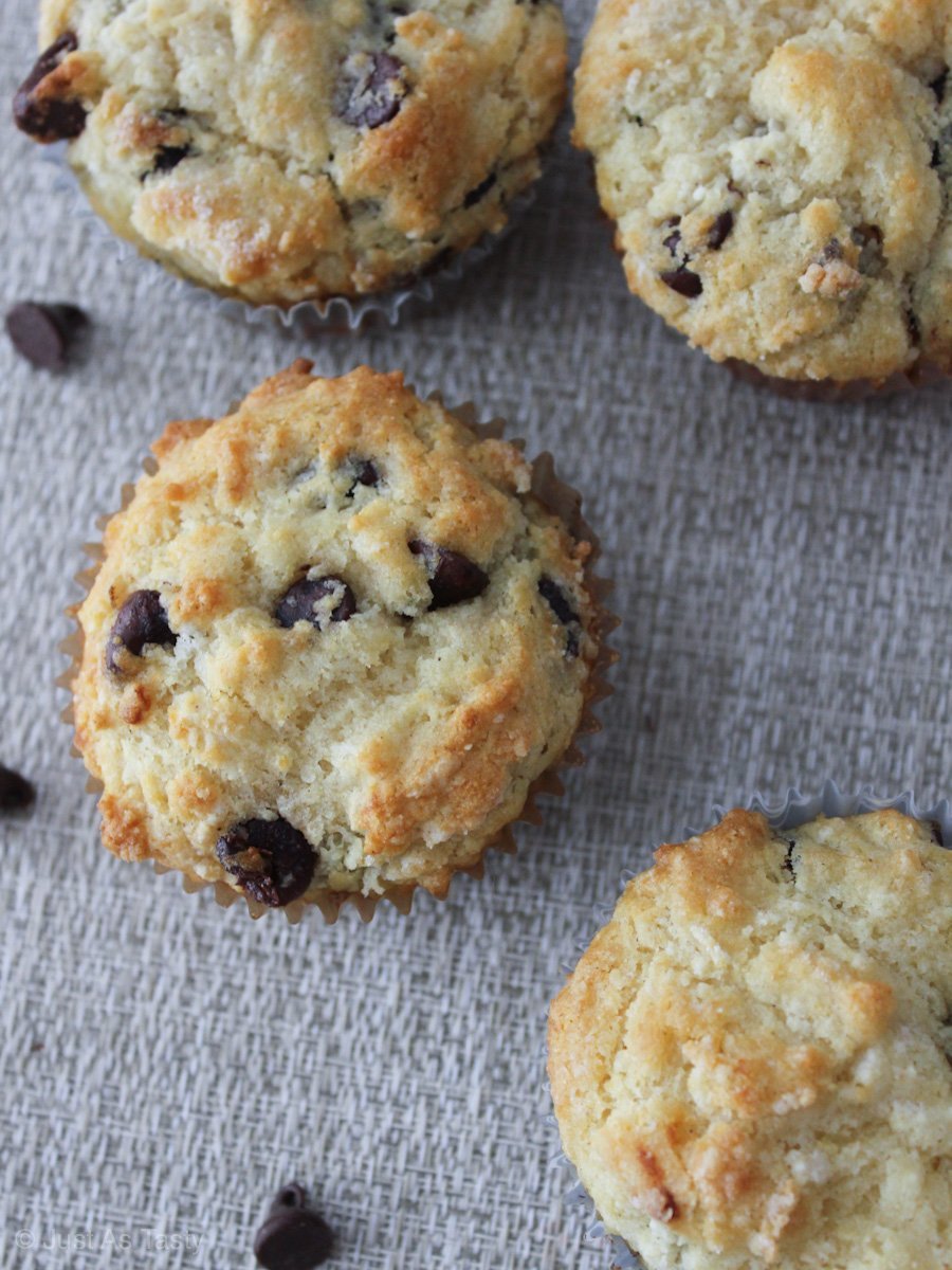 Gluten free chocolate chip muffins.